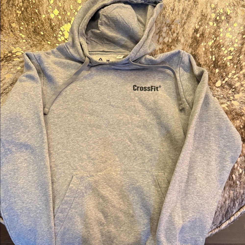 Reebok Light Gray CrossFit Pullover Hoodie